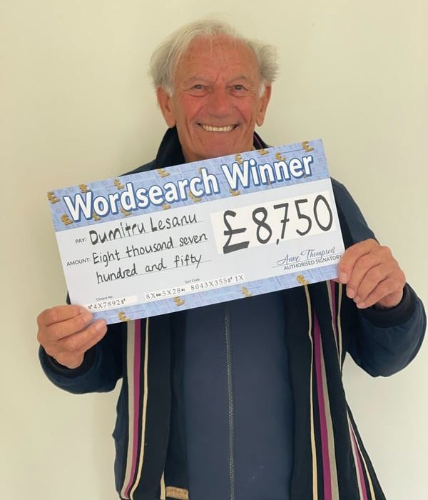 wordsearch winner