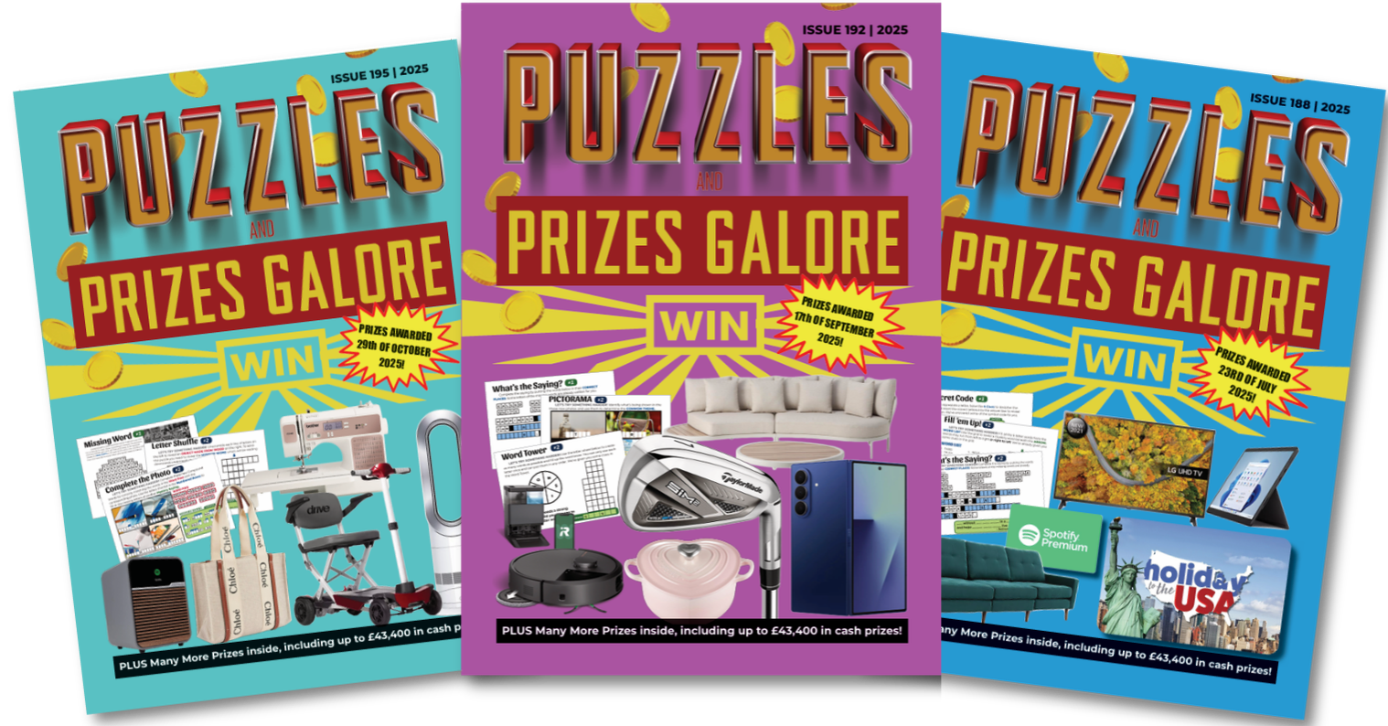 puzzles and prizes galore